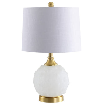 Ilsa 22" Dotted Glass/Metal LED Table Lamp - JONATHAN Y